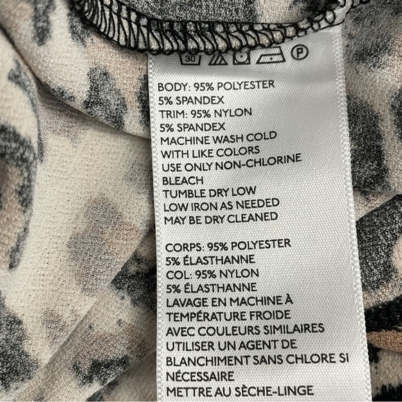 Kimchi Blue animal print dress with sheer panels NWT large - Picture 6 of 7